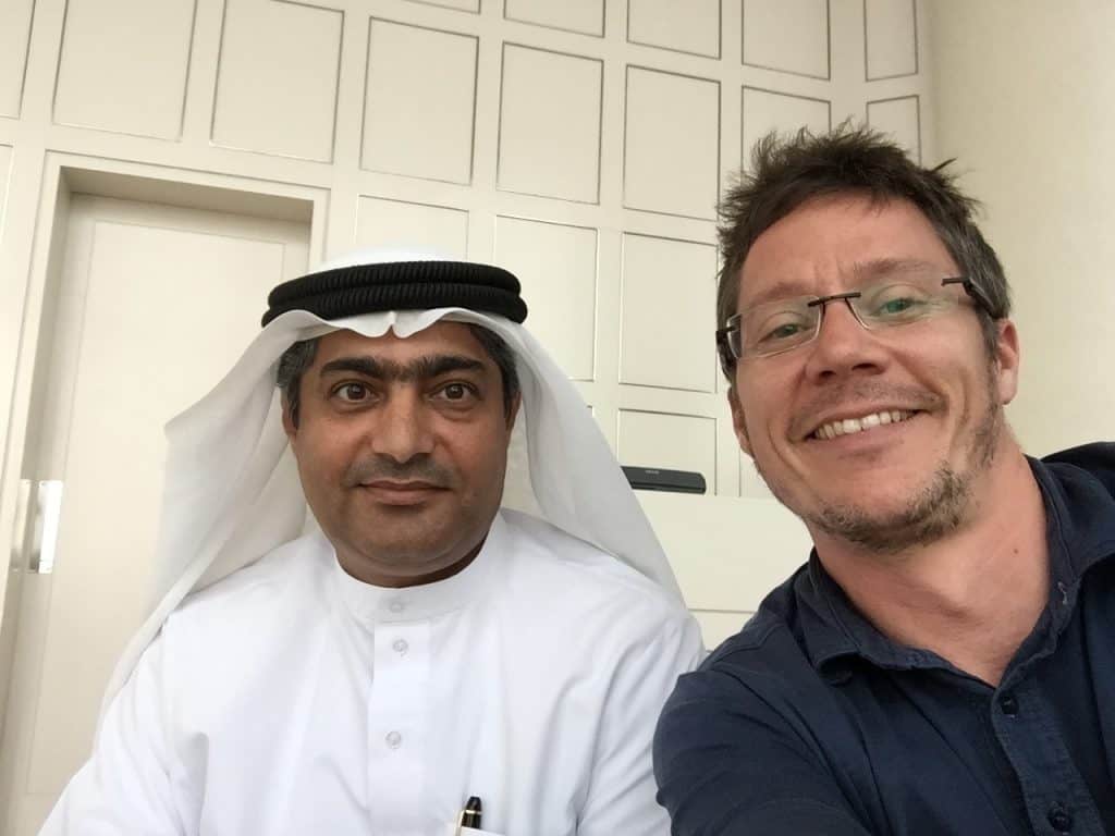 Ahmed Mansoor and myself